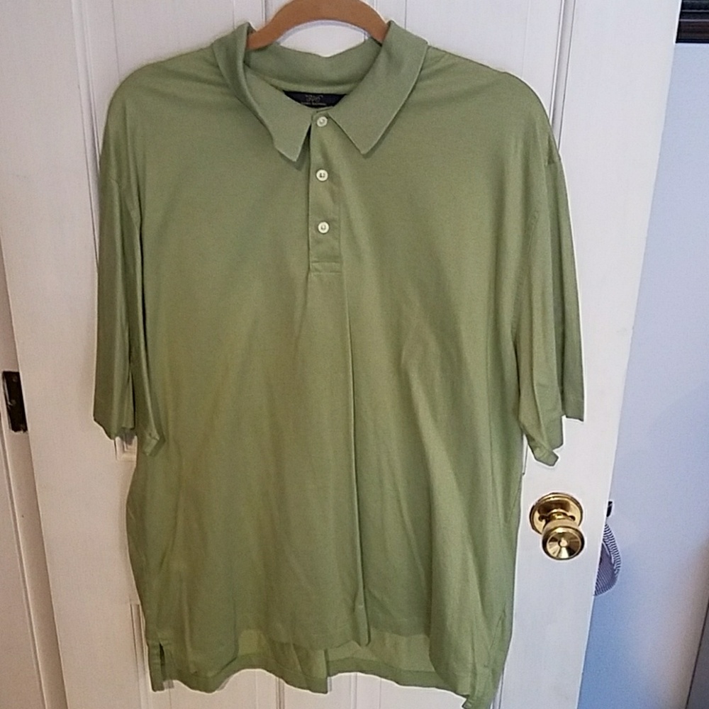 Brooks Brothers XL Green shirt sleeve polo shirt